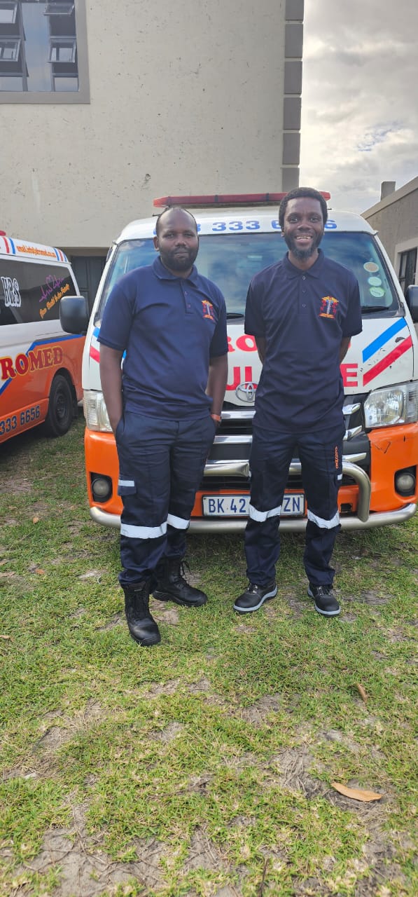 Afromed team during a hands-on training exercise